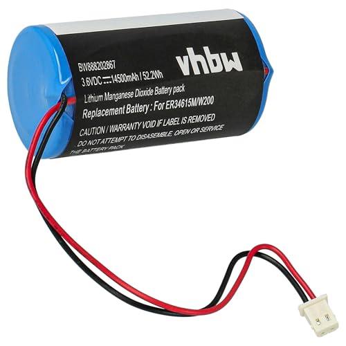 Batteria di ricambio vhbw per sistemi d'allarme Visonic 0-9912-K, ER34615M/W200, ER34615M, 88030498