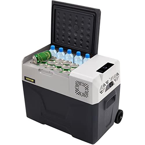 Vevor, frigorifero da 30 l, portatile, piccolo frigorifero, frigorifero, congelatore, veicolo, auto, camion, camper, barca, mini dispositivo di raffreddamento elettrico per guida, viaggi, pesca,