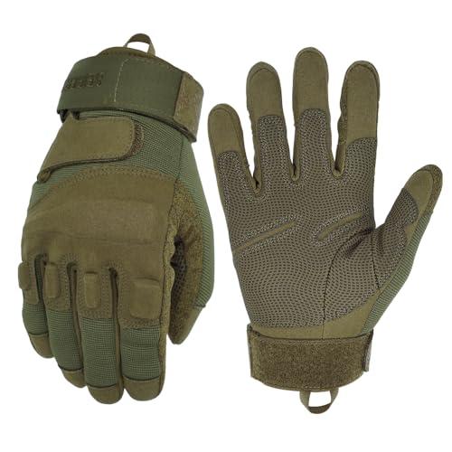 Seibertron Guanti Tattici Militari Uomo S.O.L.A.G Neri/Army Green