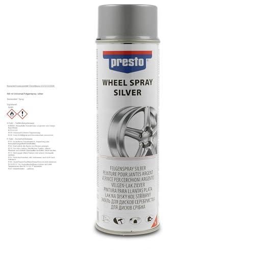 Presto 428924 Vernice Spray Universale per Ruote Argento 500ml