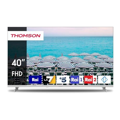 Thomson 40 Pollici (101 cm) FHD LED Bianco Easy TV – 40FD2S13W – 2023