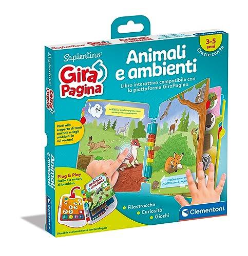 Sapientino Girapagina - Animali e Ambienti: Libro Interattivo per Bambini