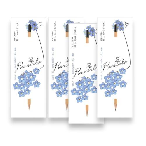 Value Pack 4 Pezzi: Semi Piantabili, Matite e Cartoncini - Non Ti Scordar Di Me