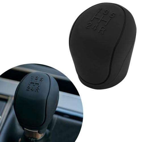 Norhogo Copri Pomello della Leva Cambio per Auto in Silicone Nero Universale