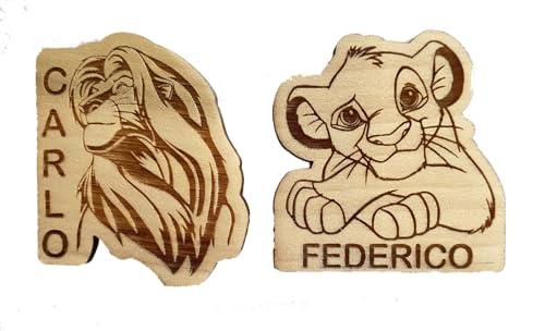 Ciondolini/Calamite Simba Re Leone Personalizzati - Bomboniere, Segnaposto