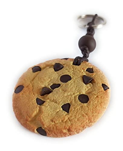 Portachiavi Biscotto al Cioccolato Kawaii