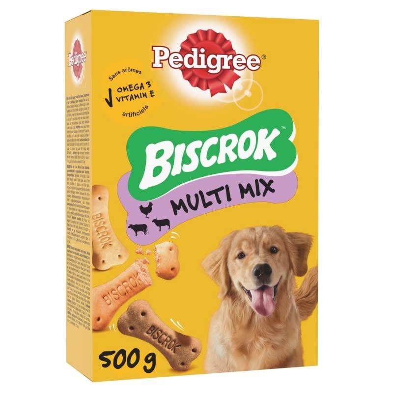 Pedigree Biscrok - Biscotti per Cani, 500 g, Confezione da 2