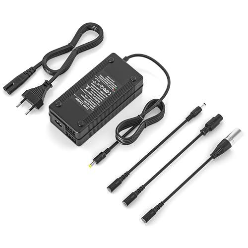 Caricatore Monopattino Elettrico per Kugoo M4/M4 Pro, 54.6V 2A Batteria Caricabatterie Hoverboard per Gotrax G2 G3 G4, Evercross H5, Hitway H5/H5 Pro, UrbanGlide E-Cross Pro Scooter Elettrico