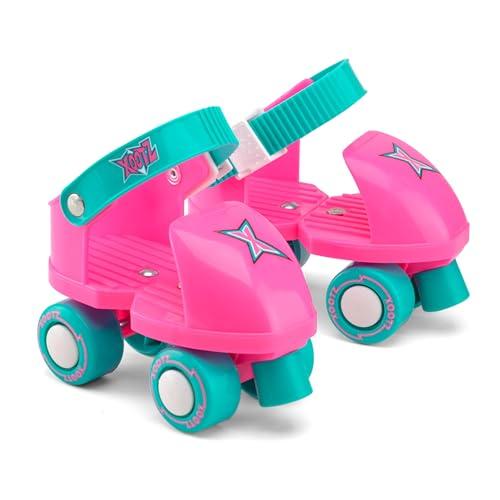 Xootz Pattini a rotelle per principianti My First 4 Wheel, per bambini, ragazzi e ragazze, rosa, misura unica