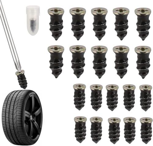 Set 10 Viti con Mastice Gomma per Riparazione Pneumatici Auto