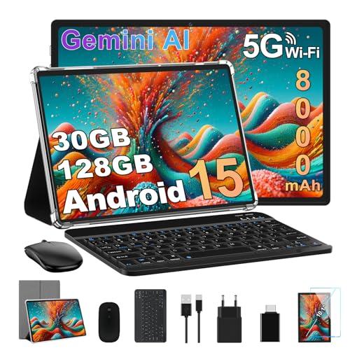 Tablet Android 15, 30GB RAM, 128GB ROM, 10 Pollici - Grigio