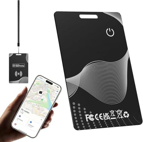 Smar Wallet Tracker Tag Card - Localizzatore GPS Compatibile con Apple Dov'è