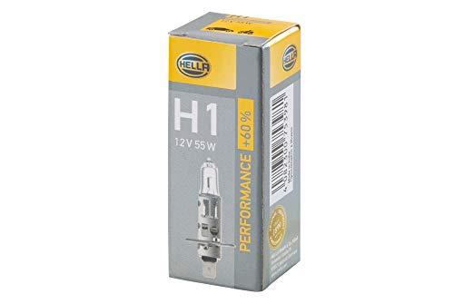 HELLA 8GH 223 498-211 Lampadina Alogena H1 Performance +60%