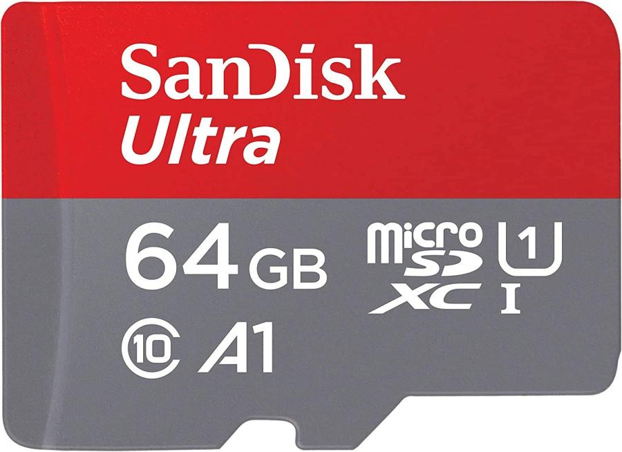 SanDisk Ultra 64GB microSDXC UHS-I Card