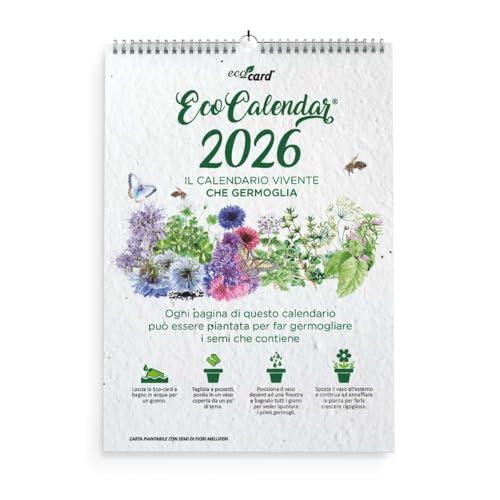 Calendario Ecologico 2026 in Carta Piantabile EcoCalendar® - Un Fiore di Anno!