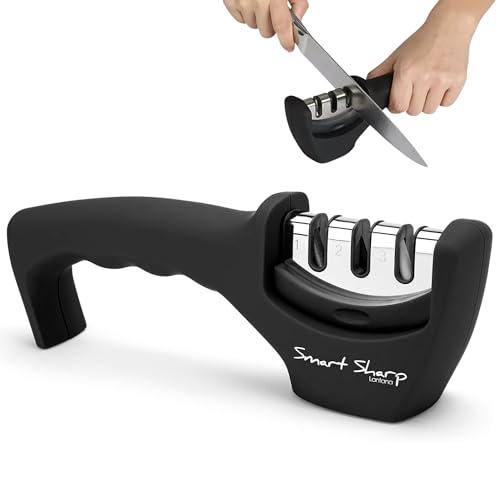 Lantana Smart Sharp - Affilacoltelli Manuale a 3 Fasi