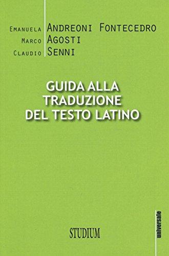 Guida alla traduzione del testo latino