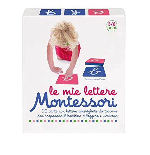 Le mie lettere Montessori. 26 carte con lettere smerigliate da toccare per preparare il bambino a leggere e scrivere.