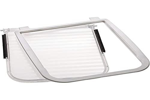 Ferplast Portina di ricambio per gatti Gattaiola Porta basculante SWING 11 Taglia Media, bianco