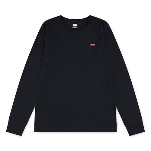 Levi's Lvb L/S Batwing Chesthit Tee, Maglietta Bambini e Ragazzi, Nero