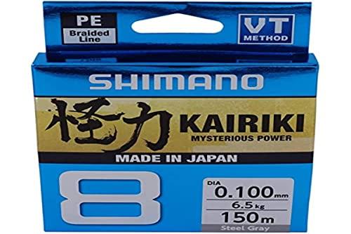 Line Kairiki 8 150 m 0,16 mm 10,3 kg acciaio grigio