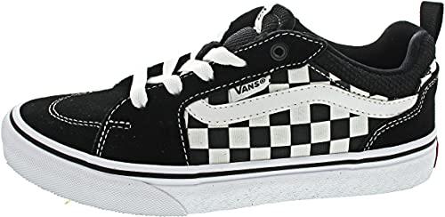 Vans Filmore Checkerboard Black and White - Sneaker a Collo Alto Unisex Bambini e Ragazzi