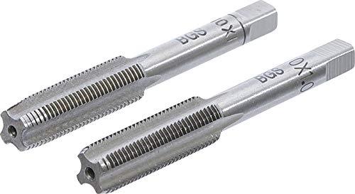 BGS 1900 - Maschio per Filettatura M10 x 1.0, Acciaio GCr15, Set da 2 Pezzi