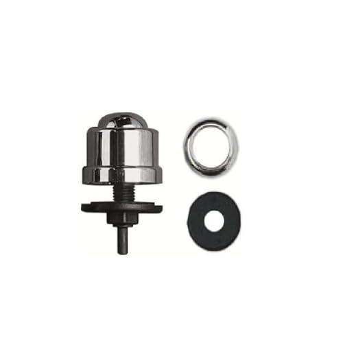 Its Todini - Pulsante ad Aria per Batteria del Bagno – Meccanismo di Scarico Unibox in PVC Cromato