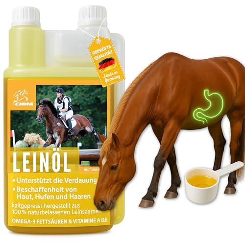Olio di Semi di Lino per Cavalli, Cani e Gatti - 1 Litro