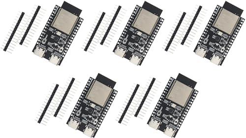 TECNOIOT 5 Pezzi Scheda di Sviluppo ESP32-C6 N16 con 16MB Flash, WiFi 6 e Bluetooth 5.2