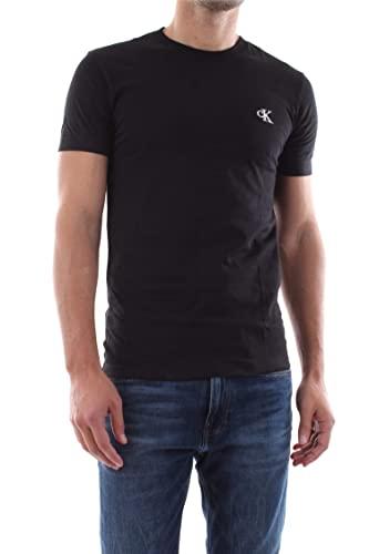 Calvin Klein Jeans Ck Essential Slim Tee, T-shirt Uomo, Nera