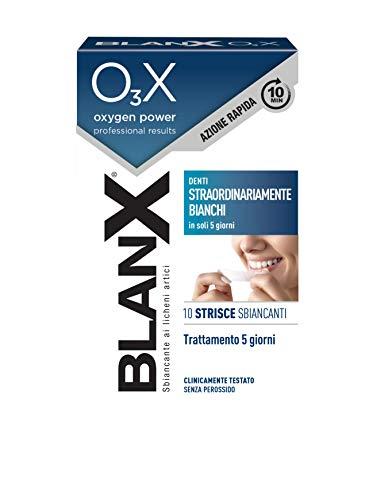 BlanX O3X - 10 Strisce Sbiancanti per Denti Straordinariamente Bianchi