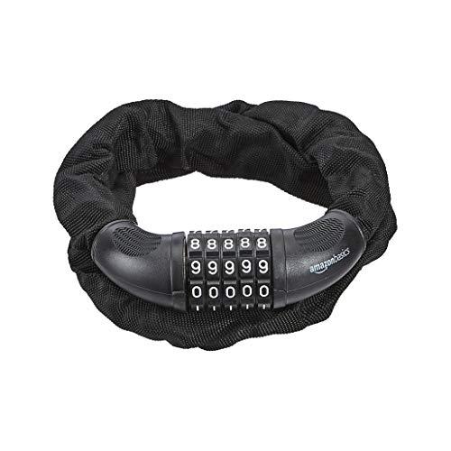 Amazon Basics Catena con Lucchetto per Bicicletta