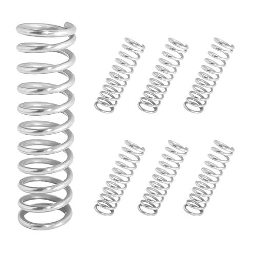 Qrity Molle a Compressione in Acciaio Inox 304 - Set da 10 Pezzi (1x10x40 mm)