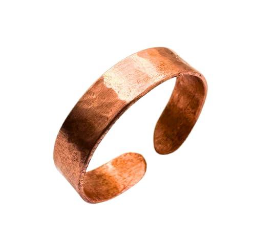 Anello Regolabile in Rame Grezzo Antica Fucina Rho® - Roma