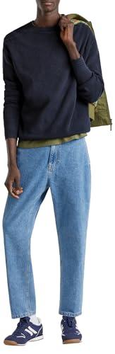 United Colors of Benetton Maglia Girocollo Oversize Blu XL Uomo