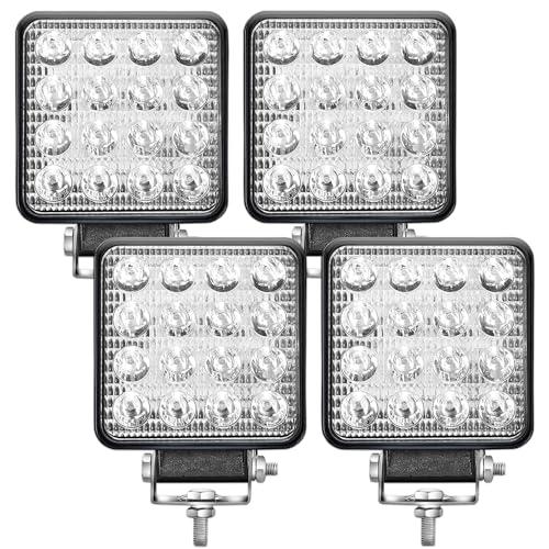 Kit 4 Fari LED per Trattore 12V/24V, 48W, 6500K, IP67