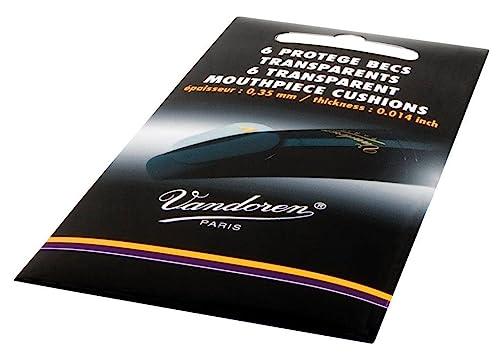 Vandoren VMC6 Salvabocchino, Trasparente, 0.35 mm - Confezione da 6