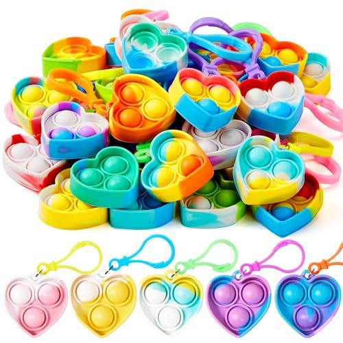 JOYIN Portachiavi Pop Mini Fidget Toys - Confezione da 30 Pezzi