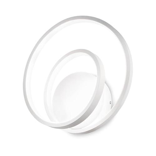 Ideal Lux OZ Lampada da Parete LED Swirl Dimmerabile Bianca