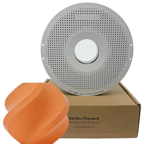 Bambu Lab PLA Matte (Opaco) – Filamento 3D 1.75 mm, Arancione Mandarino