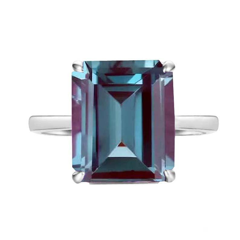 Anello in Alessandrite Multicolore Argento Sterling 925