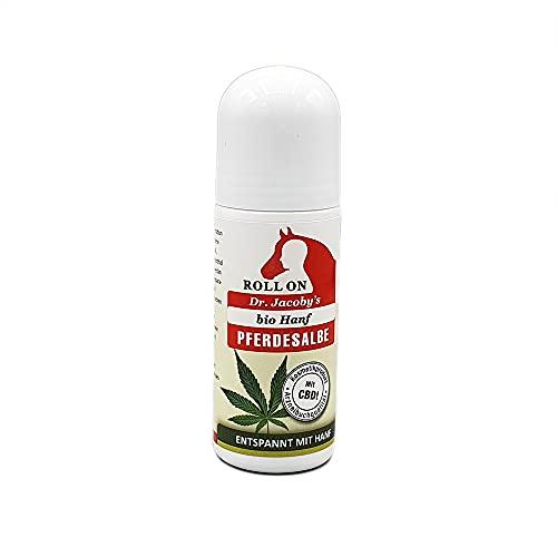 Dr. Jacoby Unisex – Unguento per Cavalli bio Canapa Roll-On 75 ml