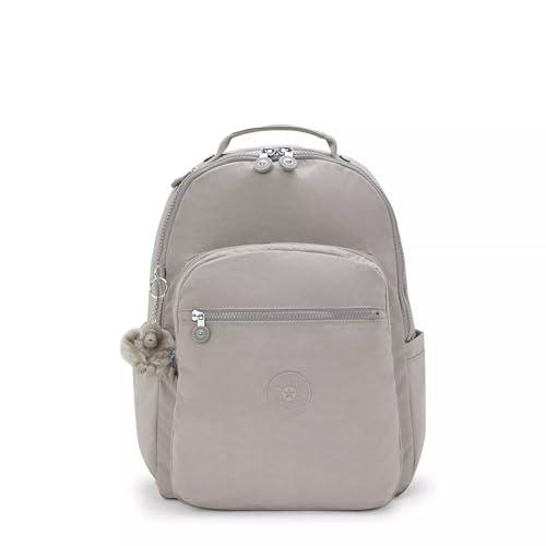 Kipling Seoul Zaino Grigio - Perfetto per Scuola, Lavoro e Viaggi