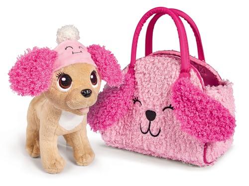 Simba - Chi Chi Love Fluffy Friend, 105893510C21, +3 anni, borsetta e cuffietta rosa coordinate
