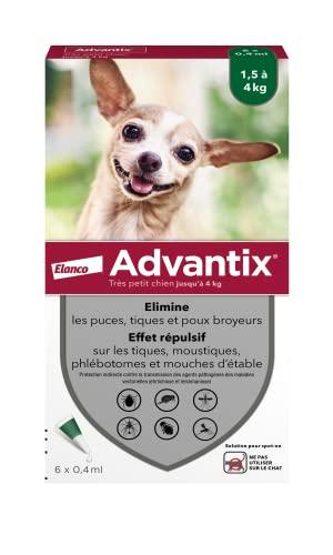 Advantix Spot-On Cani Molto Piccoli (1.5-4 kg) - 6 Pipette Antiparassitarie