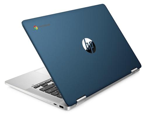 HP Chromebook x360 14a-ca0001sl, Intel Celeron N4120, 4GB RAM LPDDR4, eMMC da 64GB, Display Touch da 14