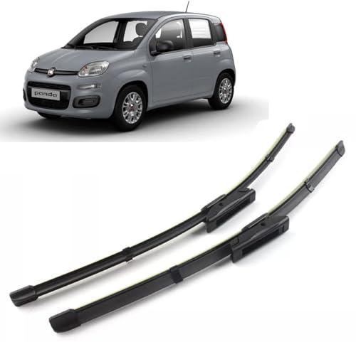 Kit 2 Spazzole Tergicristallo Ant. Fiat Panda (312) 2012-2019 - 600mm + 380mm