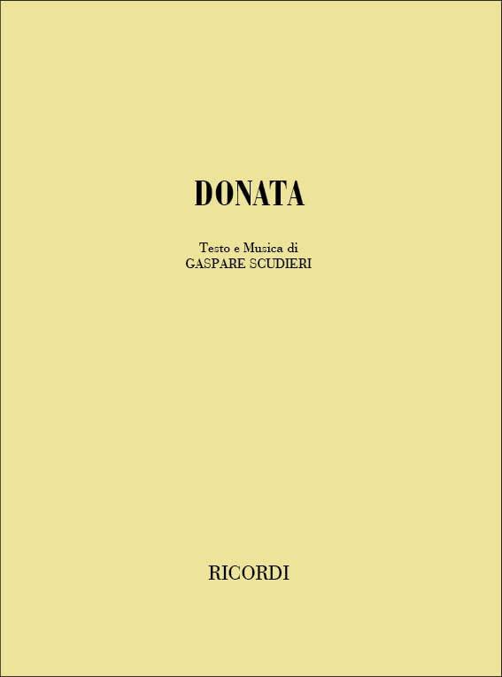 Donata: Opera in tre atti