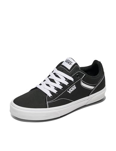 Vans Seldan - Sneaker Uomo in Tela, Nero/Bianco, 41 EU